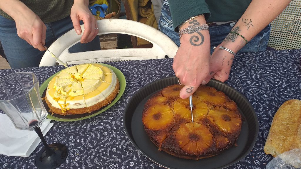 tablé conviviale au JDF